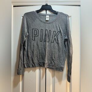 VS Pink gray lightweight sweater Medium